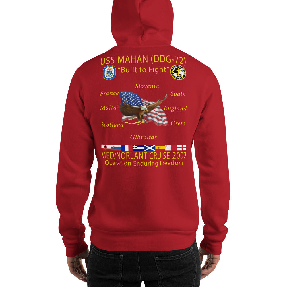 USS Mahan (DDG-72) 2002 Cruise Hoodie