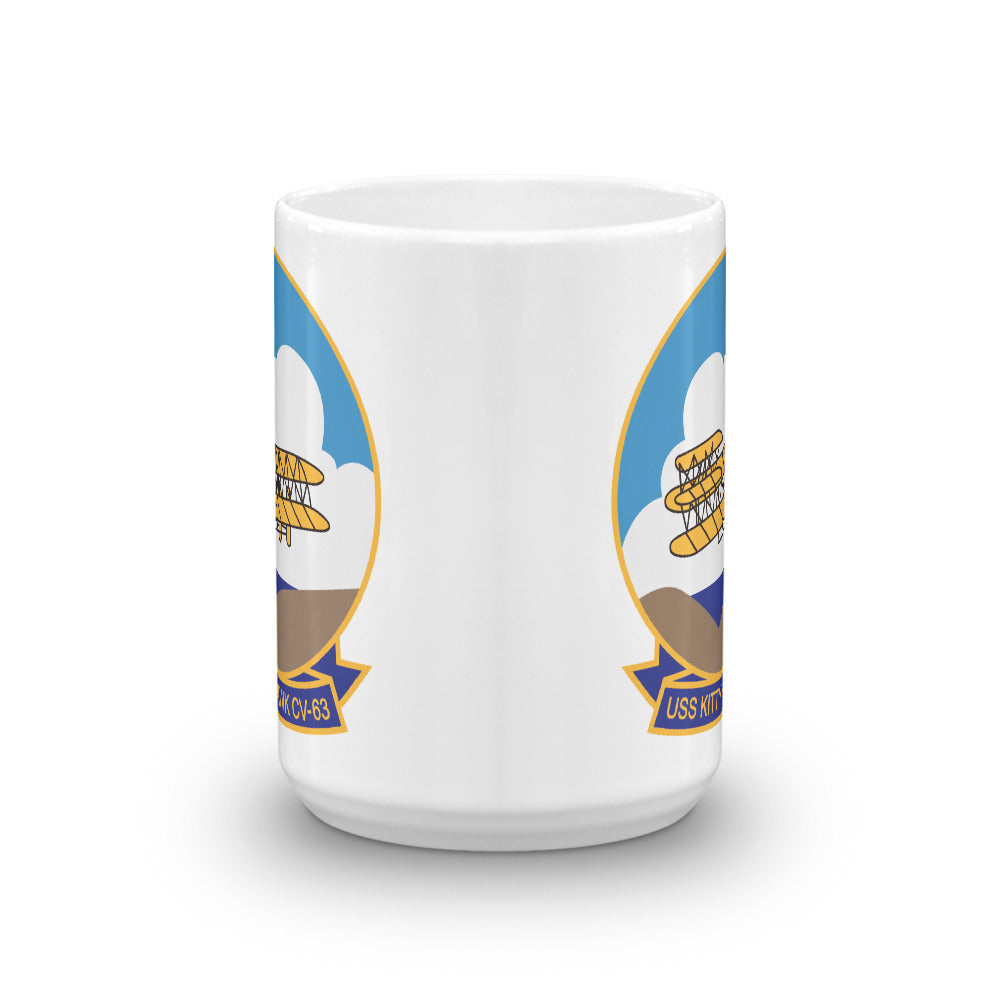 USS Kitty Hawk (CV-63) Ship's Crest Mug