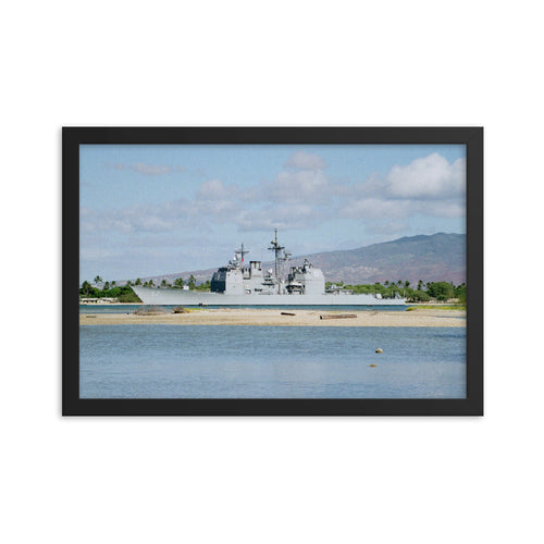 USS Bunker Hill (CG-52) Framed Ship Photo