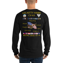 Load image into Gallery viewer, USS Kitty Hawk (CV-63) 1977-78 Long Sleeve Cruise Shirt