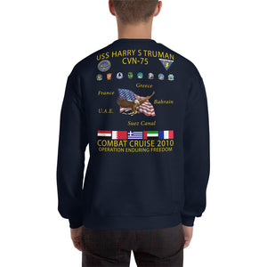 USS Harry S. Truman (CVN-75) 2010 Cruise Sweatshirt