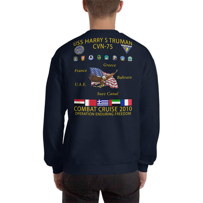 USS Harry S. Truman (CVN-75) 2010 Cruise Sweatshirt