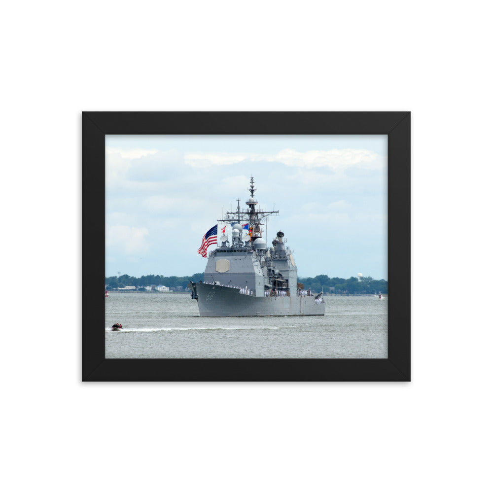 USS Anzio (CG-68) Framed Ship Photo
