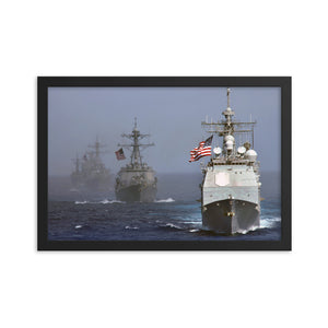 USS Cowpens (CG-63) Framed Ship Photo