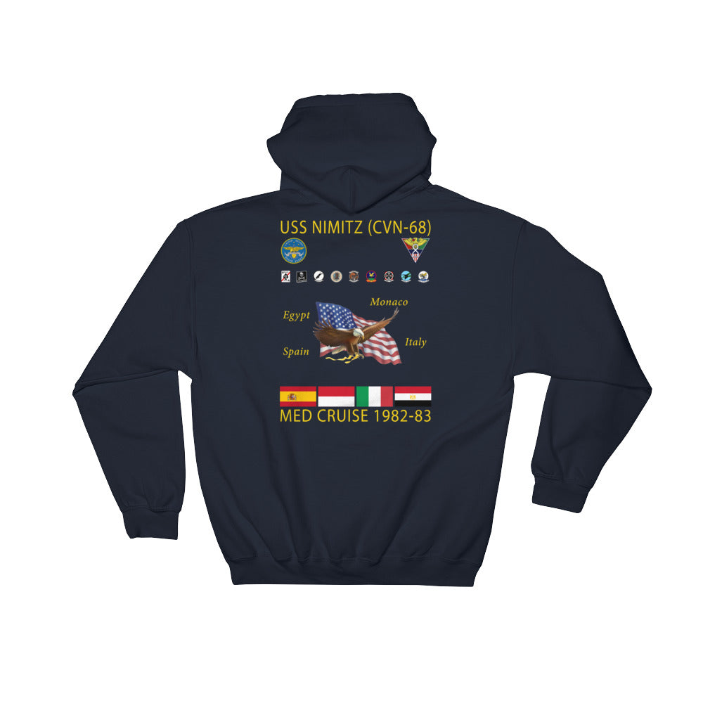 USS Nimitz (CVN-68) 1982-83 Cruise Hoodie