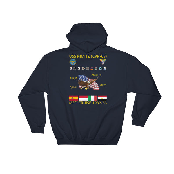 USS Nimitz (CVN-68) 1982-83 Cruise Hoodie