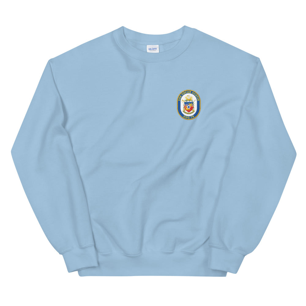 USS Oscar Austin (DDG-79) Ship's Crest Sweatshirt