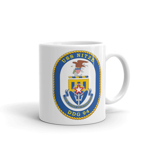 USS Nitze (DDG-94) Ship's Crest Mug