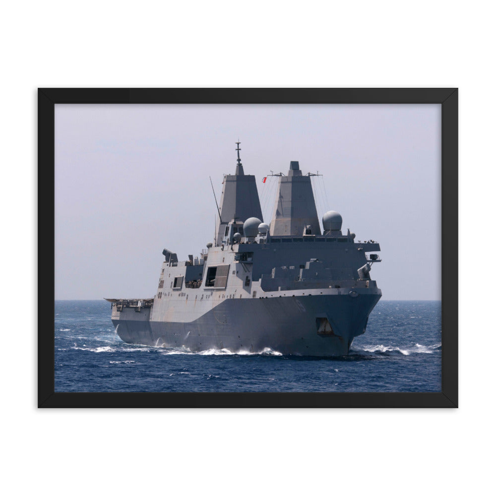 USS Mesa Verde (LPD-19) Framed Ship Photo