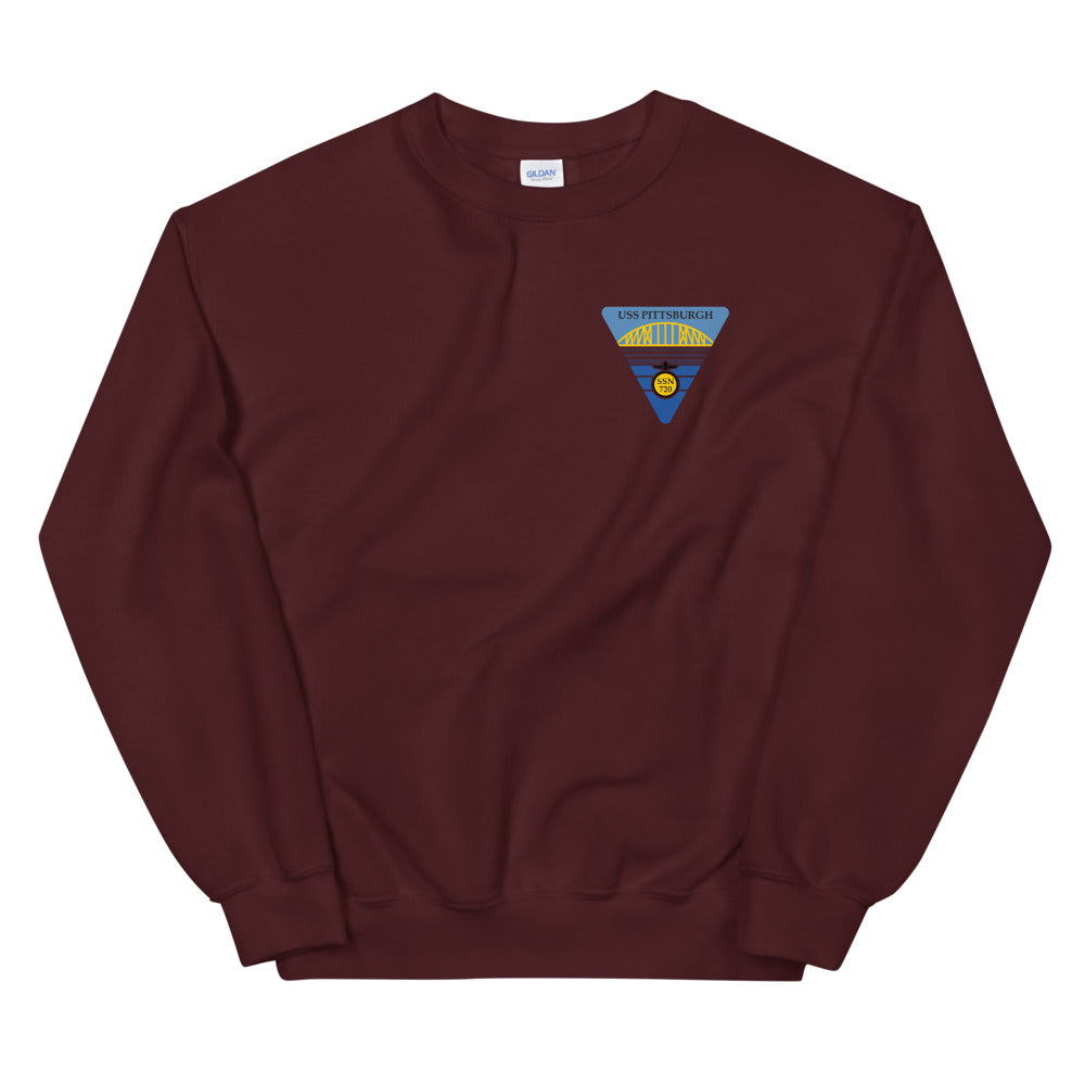 USS Pittsburgh (SSN-720) Ship's Crest Sweatshirt