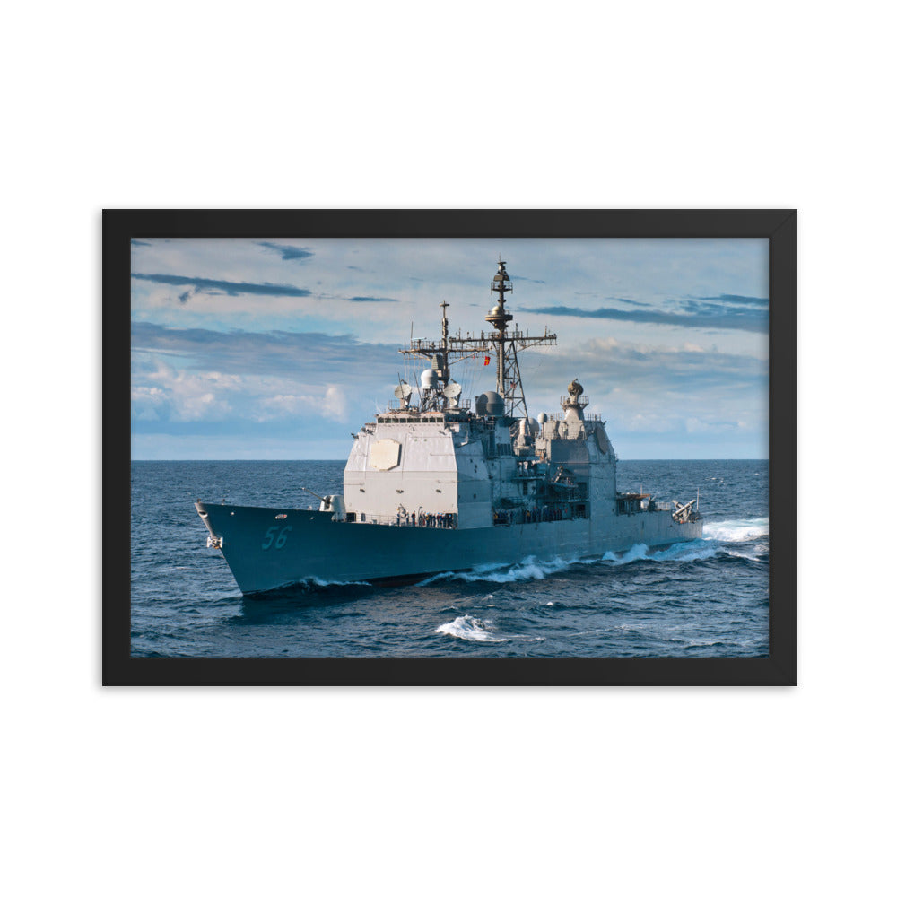 USS San Jacinto (CG-56) Framed Ship Photo