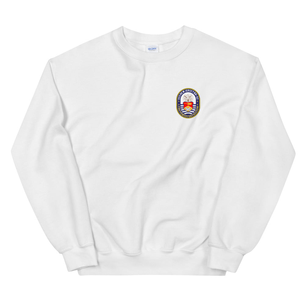 USS New Jersey (BB-62) Ship's Crest Sweatshirt