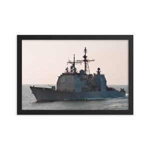 USS Mobile Bay (CG-53) Framed Ship Photo