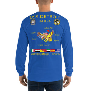 USS Detroit (AOE-4) 1994-95 Long Sleeve Cruise Shirt