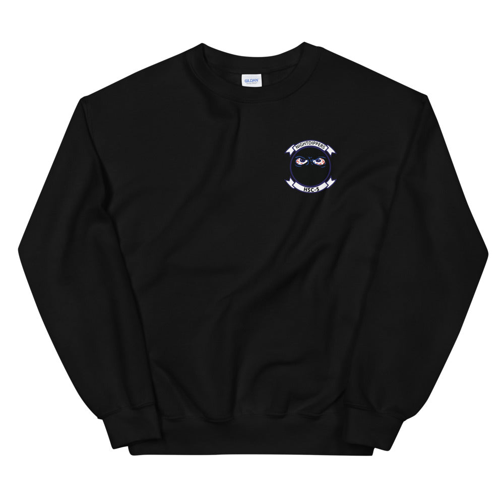 HSC-5 Nightdippers Squadron Crest Sweatshirt