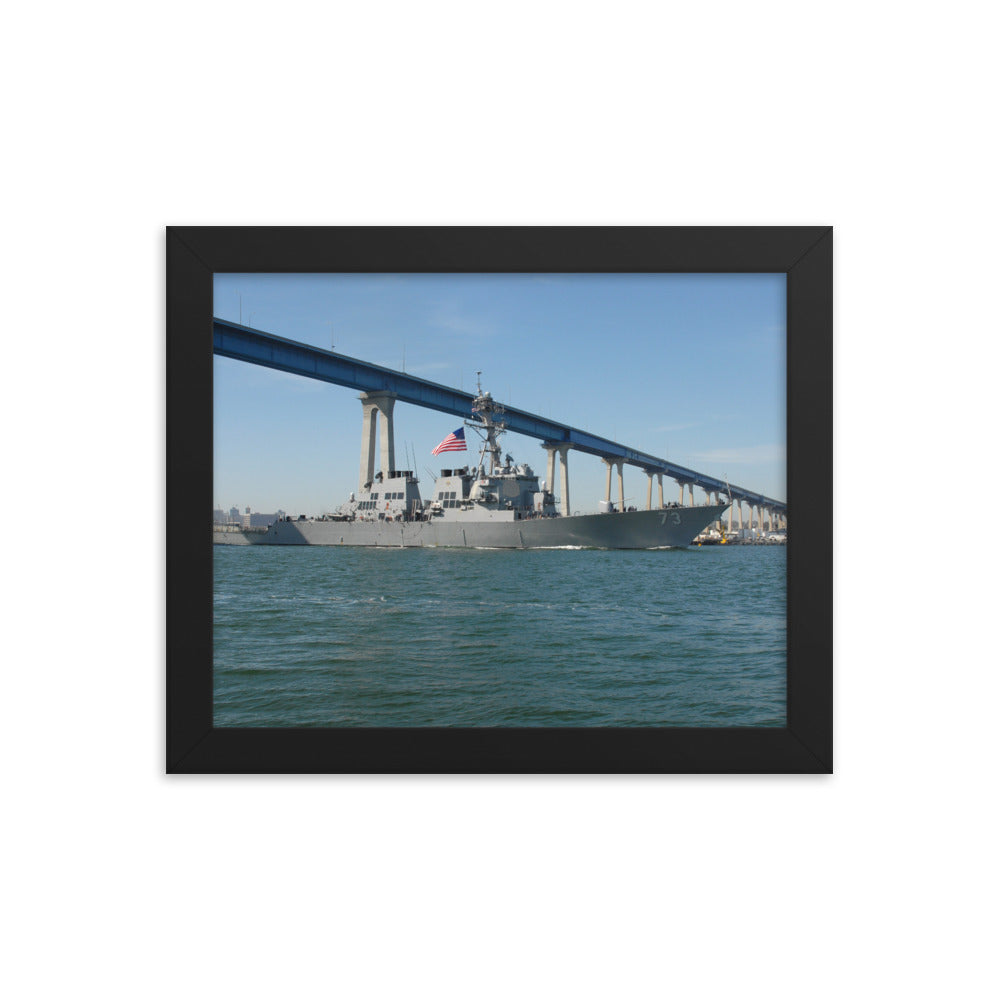 USS Decatur (DDG-73) Framed Ship Photo