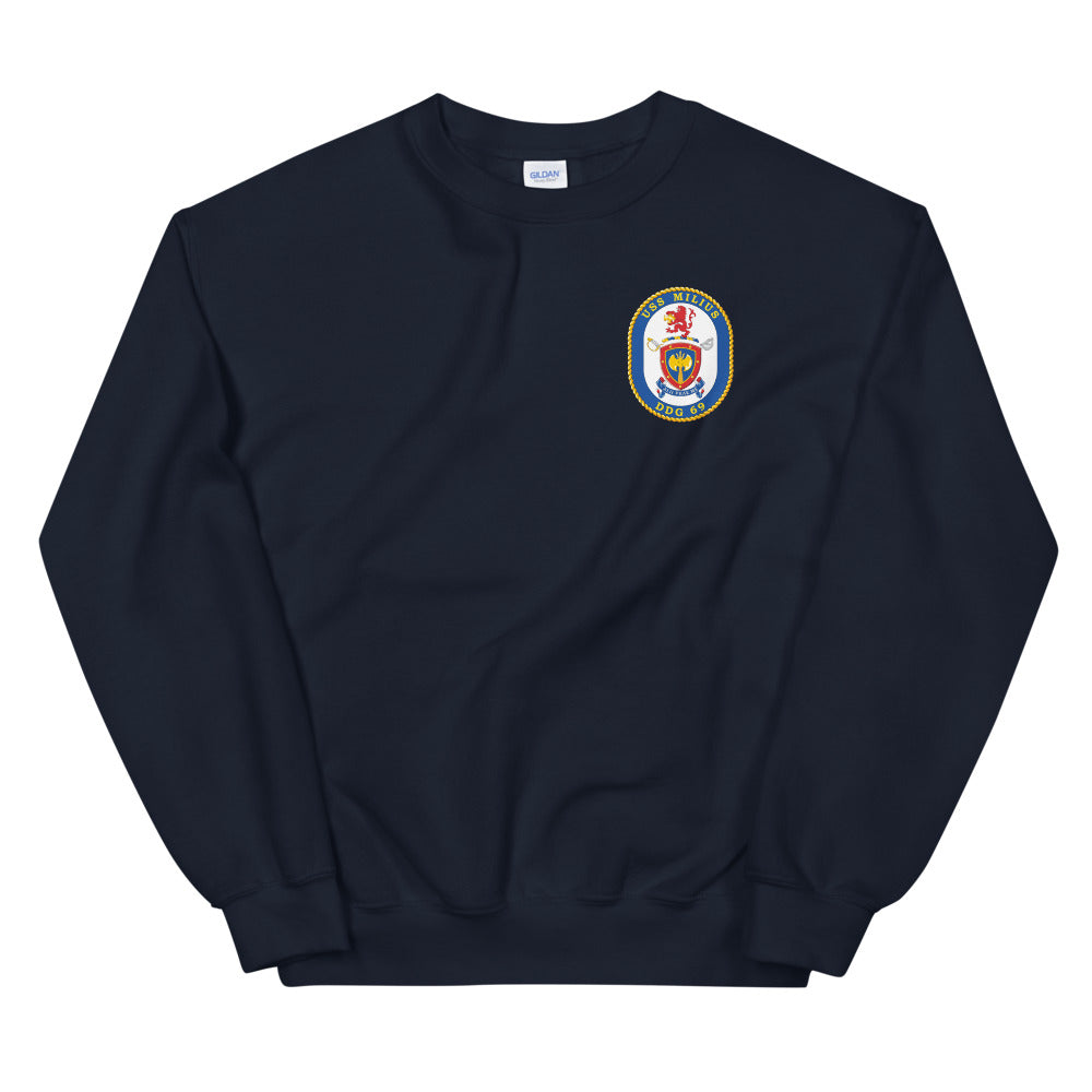 USS Milius (DDG-69) Ship's Crest Sweatshirt
