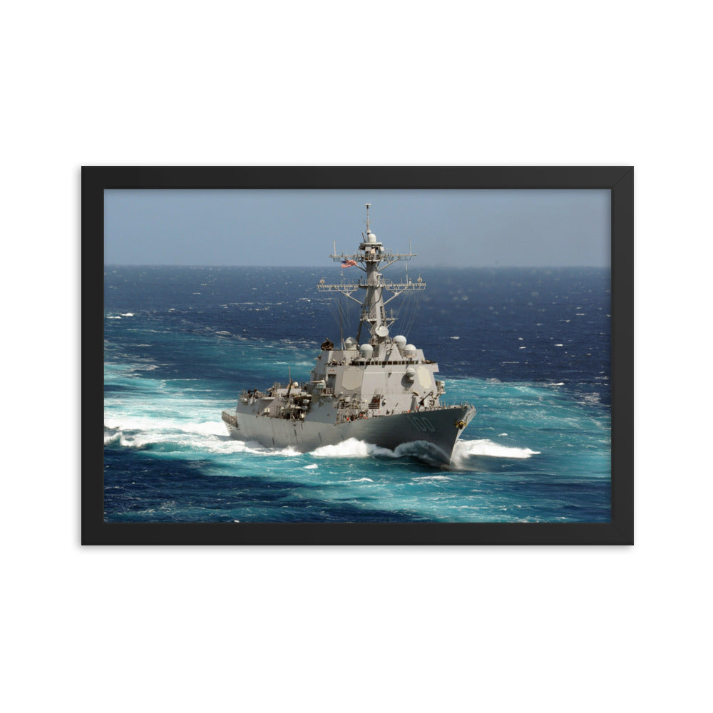 USS Kidd (DDG-100) Framed Ship Photo