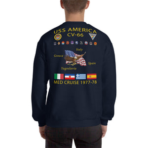 USS America (CV-66) 1977-78 Cruise Sweatshirt