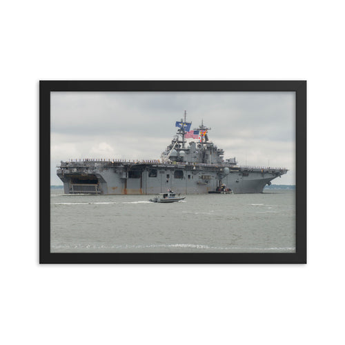 USS Wasp (LHD-1) Framed Ship Photo