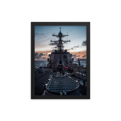 USS Dewey (DDG-105) Framed Ship Photo