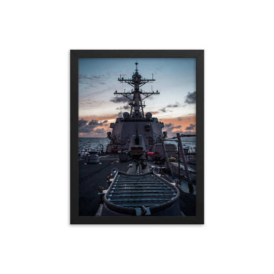 USS Dewey (DDG-105) Framed Ship Photo