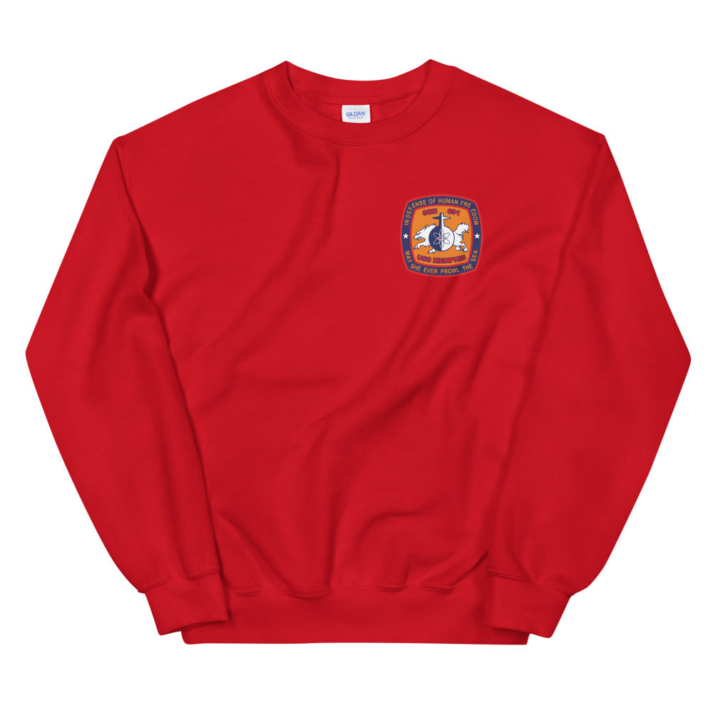USS Memphis (SSN-691) Ship's Crest Sweatshirt