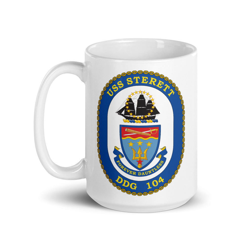 USS Sterett (DDG-104) Ship's Crest Mug