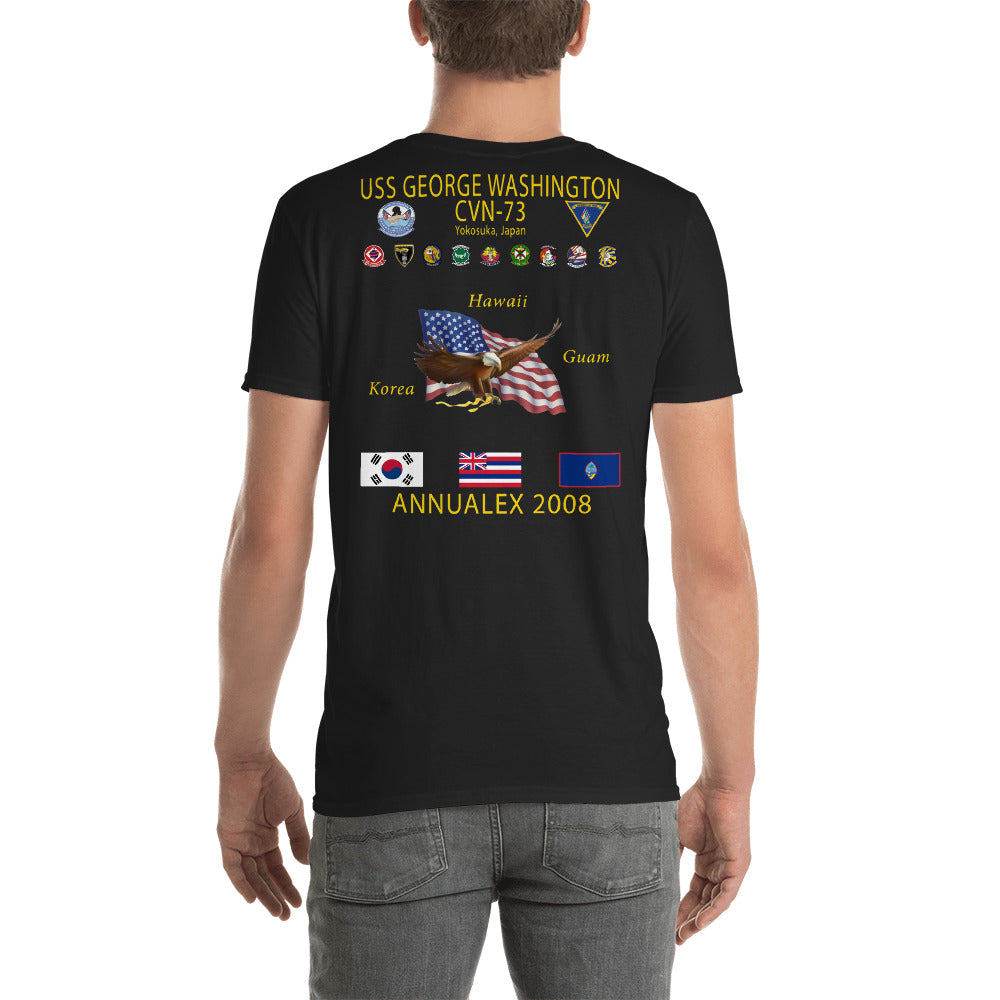 USS George Washington (CVN-73) 2008 ANNUAL EX Cruise Shirt