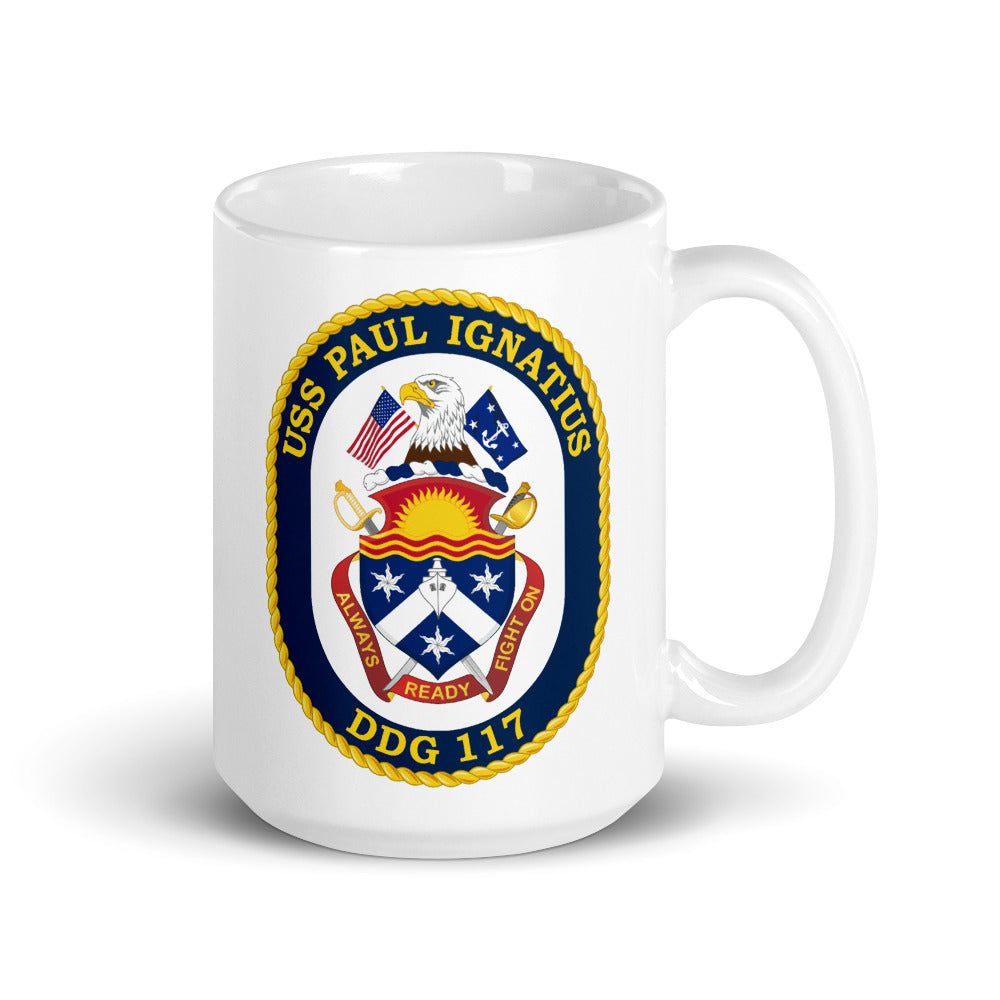 USS Paul Ignatius (DDG-117) Ship's Crest Mug