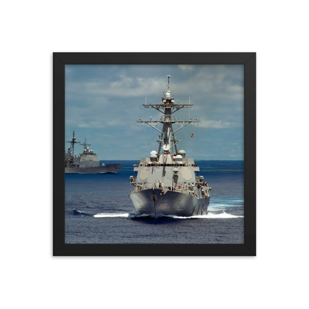 USS Gridley (DDG-101) Framed Ship Photo