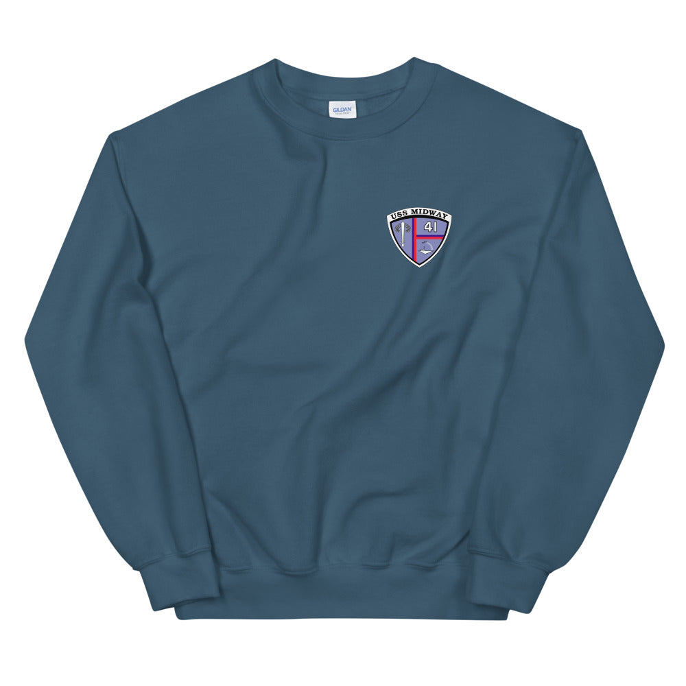 USS Midway (CVA/CV-41) Ship's Crest Sweatshirt