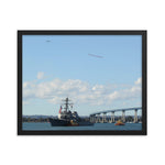 USS Benfold (DDG-65) Framed Ship Photo - Welcome Home