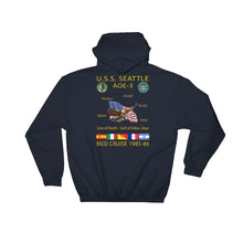 Load image into Gallery viewer, USS Seattle (AOE-3) 1985-86 Cruise Hoodie
