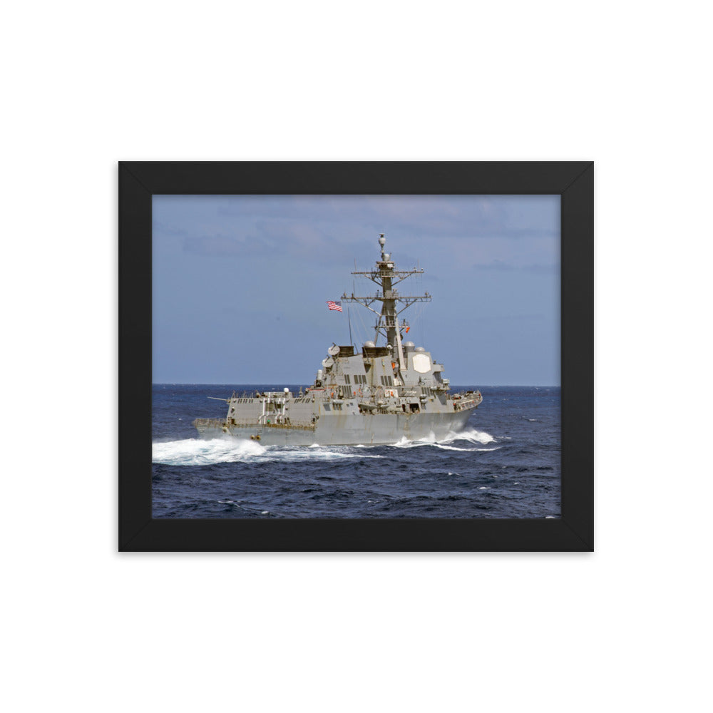 USS Bulkeley (DDG-84) Framed Ship Photo