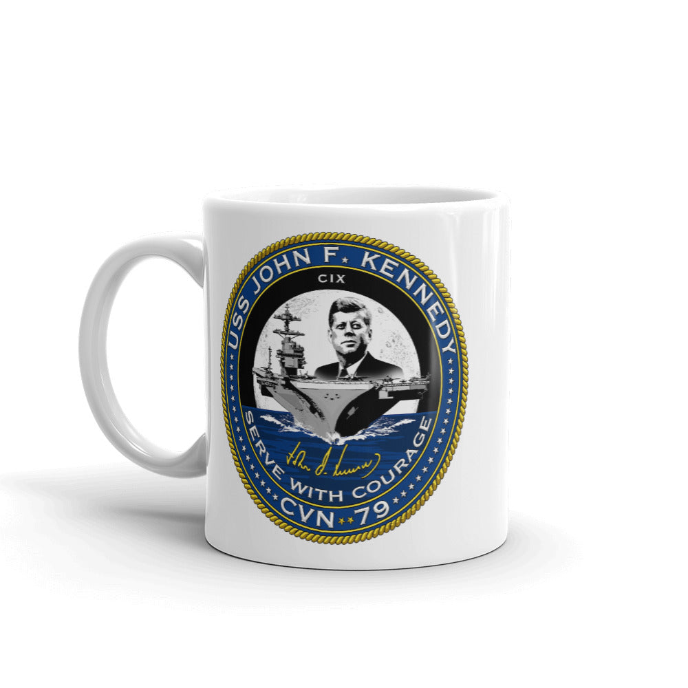 USS John F. Kennedy (CVN-79) Ship's Crest Mug