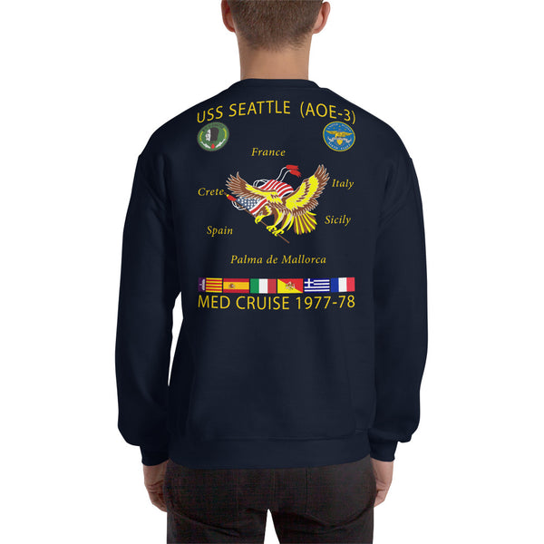 USS Seattle (AOE-3) 1977-78 Cruise Sweatshirt