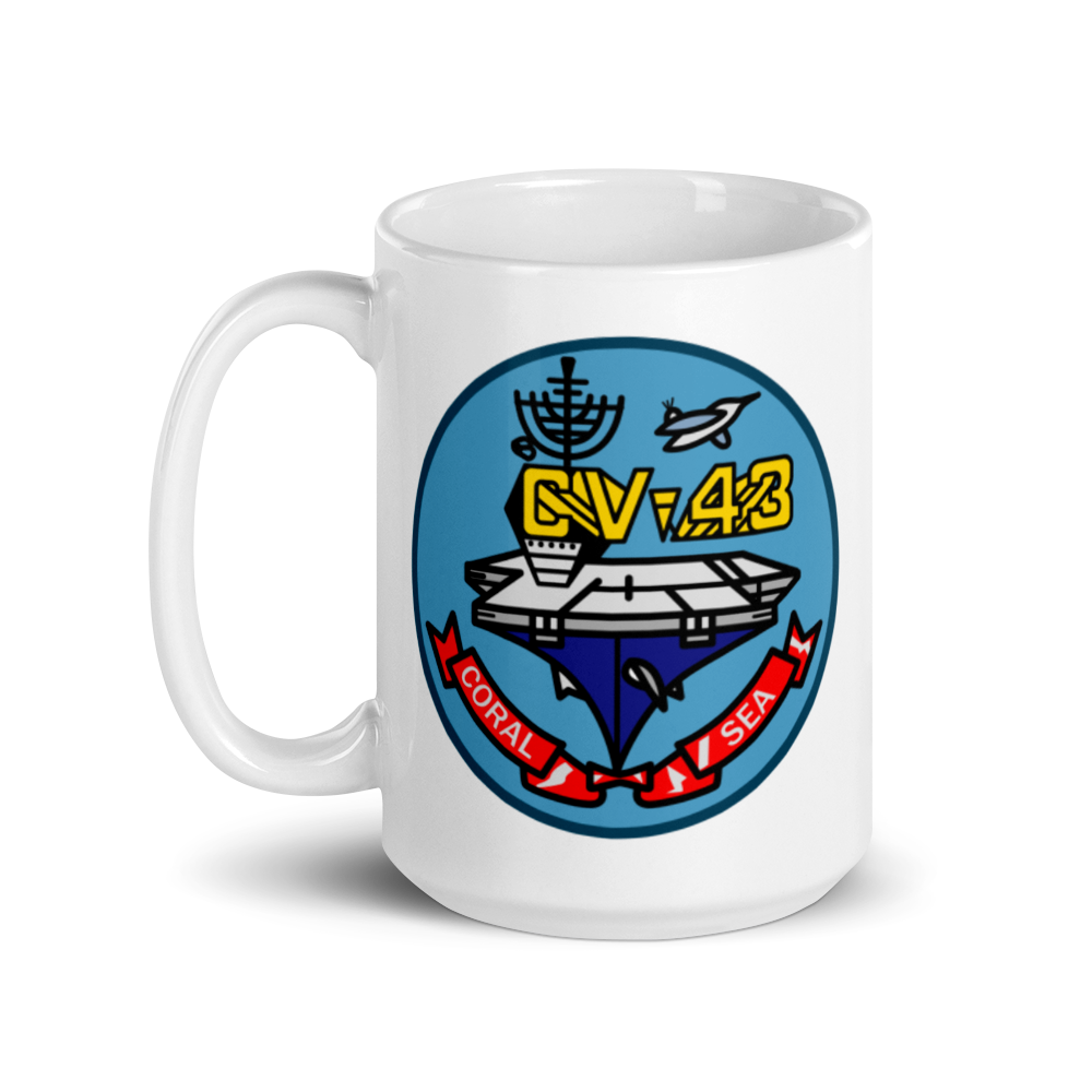 USS Coral Sea (CV-43) Ageless Warrior Mug