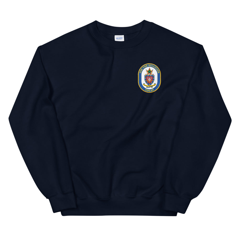USS The Sullivans (DDG-68) Ship's Crest Sweatshirt