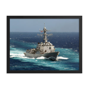 USS Kidd (DDG-100) Framed Ship Photo
