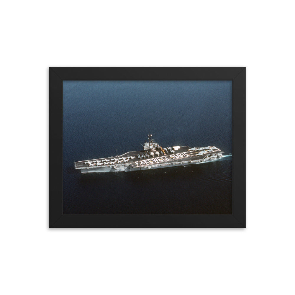 USS Independence (CV-62) Framed 