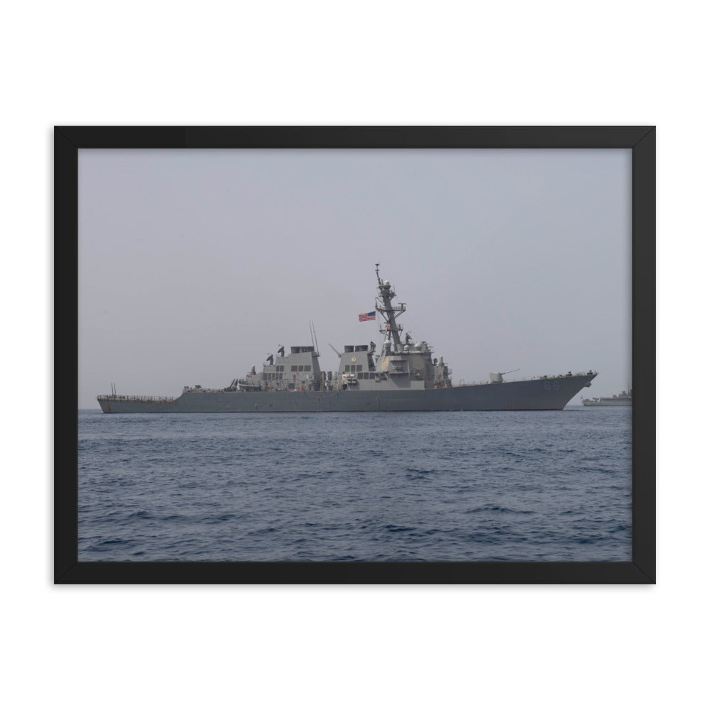 USS Gonzales (DDG-66) Framed Ship Photo