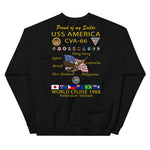 USS America (CVA-66) 1968 Cruise Sweatshirt - FAMILY