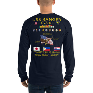 USS Ranger (CVA-61) 1965-66 Long Sleeve Cruise Shirt
