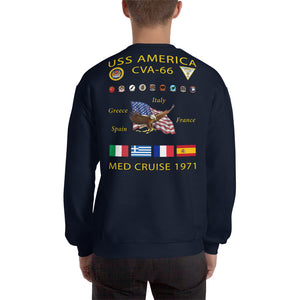 USS America (CVA-66) 1971 Cruise Sweatshirt