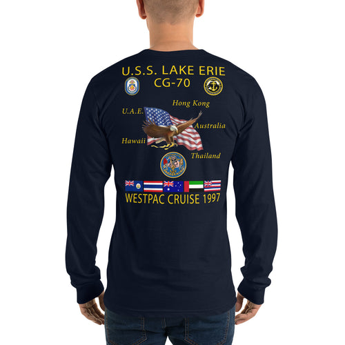 USS Lake Erie (CG-70) 1997 Long Sleeve Cruise Shirt