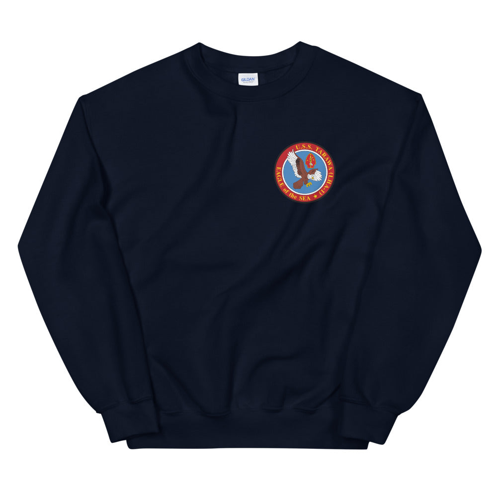 USS Tarawa (LHA-1) Circle Ship's Crest Sweatshirt