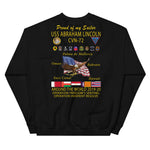 USS Abraham Lincoln (CVN-72) 2019-20 Cruise Sweatshirt - Family