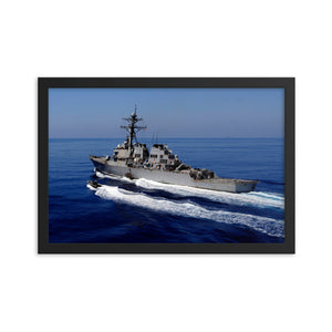 USS Barry (DDG-52) Framed Ship Photo