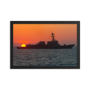USS Farragut (DDG-99) Framed Ship Photo